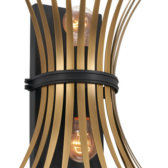 Baile Two Light Wall Sconce (52461BK)