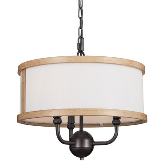 Heddle Three Light Chandelier/Semi Flush (52465AVI)