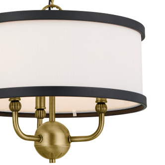 Heddle Three Light Chandelier/Semi Flush (52465NBR)
