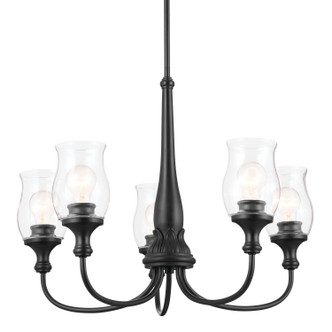 Melis Five Light Chandelier (52468BK)