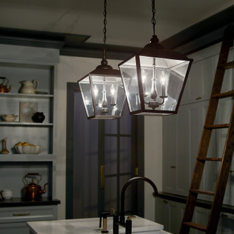Dame Two Light Pendant (52474BKT)