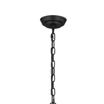 Truby Six Light Chandelier (52480BK)