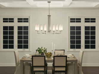 Truby Nine Light Chandelier (52481PN)