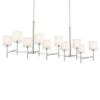 Ali Ten Light Linear Chandelier (52503PN)