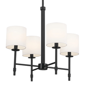 Ali Four Light Chandelier (52504BK)
