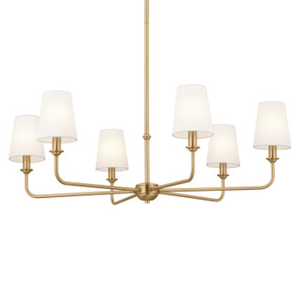 Pallas Six Light Chandelier (52516BNB)
