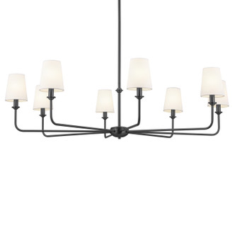 Pallas Eight Light Chandelier (52517BK)