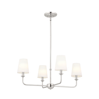 Kichler - 52520PN - Four Light Chandelier - Pallas - Polished Nickel