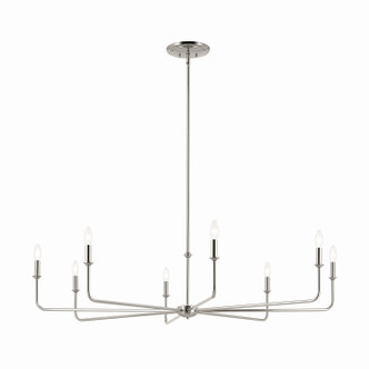 Pallas Eight Light Chandelier (52521PN)