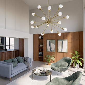 Armstrong 16 Light Chandelier (52537NBR)