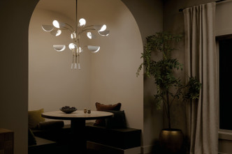 Arcus 12 Light Chandelier (52561CPZWH)