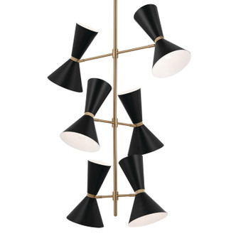 Phix 12 Light Foyer Chandelier (52568CPZBK)