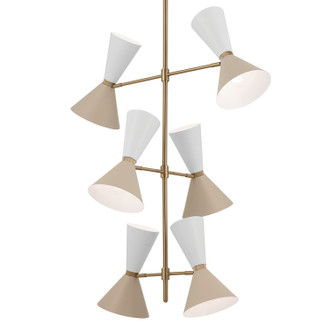 Phix 12 Light Foyer Chandelier (52568CPZGRG)