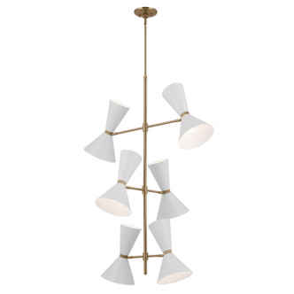 Phix 12 Light Foyer Chandelier (52568CPZWH)