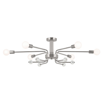 Ocala Six Light Semi Flush Mount (52602PN)