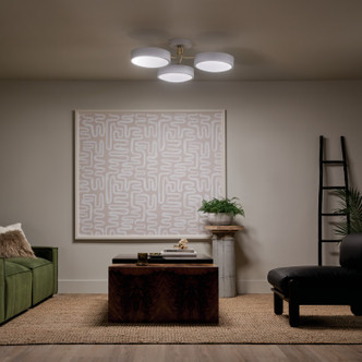 Sago LED Semi Flush Mount (52604WHCPZ)