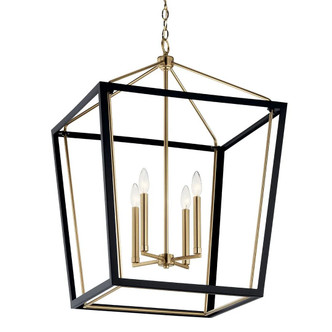 Kichler - 52619CPZBK - Four Light Foyer Pendant - Delvin - Champagne Bronze Kichler - 52619CPZBK - Four Light Foyer Pendant - Delvin - Champagne Bronze