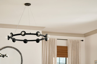 Palta Nine Light Chandelier (52642BK)