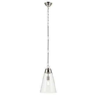 Kichler - 52661PNCLR - One Light Pendant - Marsailli - Polished Nickel