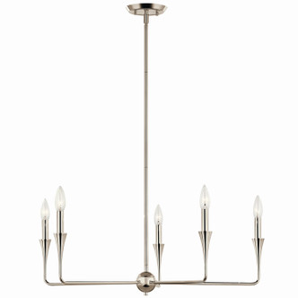 Alvaro Five Light Chandelier (52689PN)