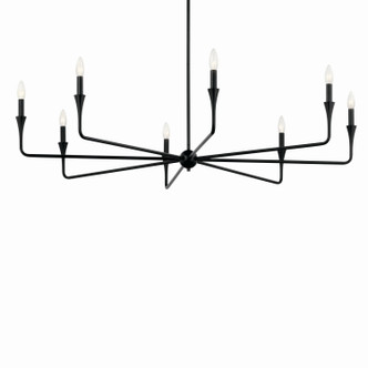 Alvaro Eight Light Chandelier (52691BK)
