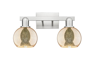 Innovations - 716-2W-SN-G128-6 - Two Light Bath Vanity - Arcadia - Brushed Satin Nickel