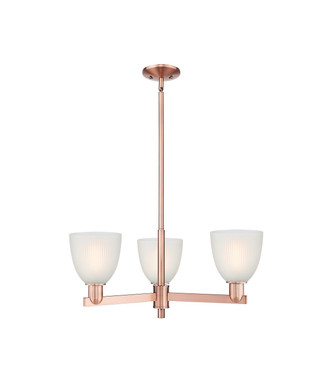 Innovations - 716-3CR-AC-G381 - Three Light Pendant - Arcadia - Antique Copper