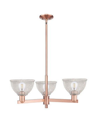 Innovations - 716-3CR-AC-G422 - Three Light Pendant - Arcadia - Antique Copper