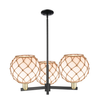 Innovations - 716-3CR-BAB-G121-10RB - Three Light Pendant - Arcadia - Black Antique Brass