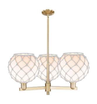 Innovations - 716-3CR-CB-G121-10RW - Three Light Pendant - Arcadia - Champagne Bronze