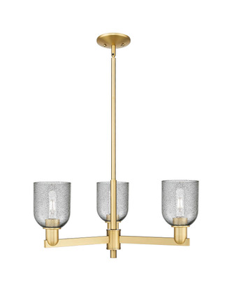 Innovations - 716-3CR-SG-G257 - Three Light Pendant - Arcadia - Satin Gold