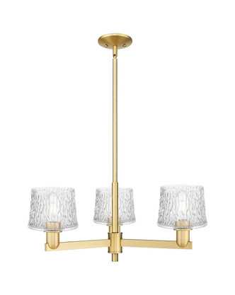 Innovations - 716-3CR-SG-G402 - Three Light Pendant - Arcadia - Satin Gold