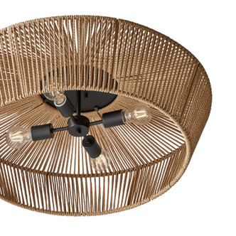 Eco Four Light Semi-Flush Mount (ECO-8293-MBLK)