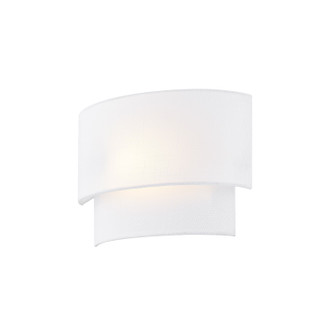 Textile One Light Wall Sconce (FAB-5770-WHTE)