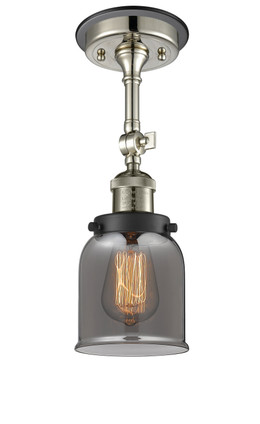 Innovations - 201FBP-PNBK-G53 - One Light Semi-Flush Mount - Franklin Restoration - Polished Nickel