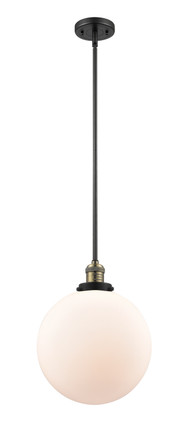 manufacturer_finish:Black Antique Brass|manufacturer_glass:Matte White|light_output:220.00lm|color_temperature:2200K|cri:99