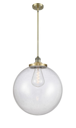 manufacturer_finish:Antique Brass|manufacturer_glass:Seedy|light_output:220.00lm|color_temperature:2200K|cri:99