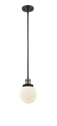 manufacturer_finish:Black Antique Brass|manufacturer_glass:Matte White|light_output:220.00lm|color_temperature:2200K|cri:99