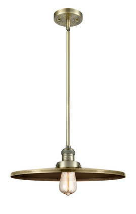 Innovations - 201S-AB-MFR-AB-16 - One Light Mini Pendant - Franklin Restoration - Antique Brass