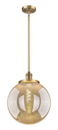Innovations - 201S-BB-G208-14 - One Light Pendant - Franklin Restoration - Brushed Brass