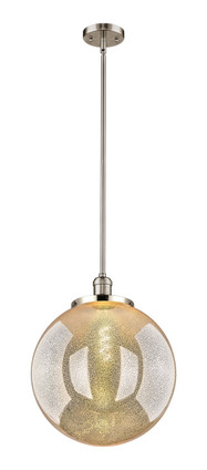 Innovations - 201S-PN-G208-16 - One Light Pendant - Franklin Restoration - Polished Nickel