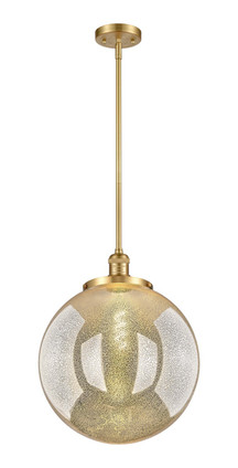 Innovations - 201S-SG-G208-16 - One Light Pendant - Franklin Restoration - Satin Gold