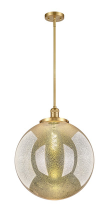 Innovations - 201S-SG-G208-18 - One Light Pendant - Franklin Restoration - Satin Gold