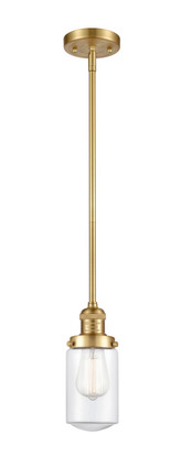 Innovations - 201S-SG-G312-LED - LED Mini Pendant - Franklin Restoration - Satin Gold