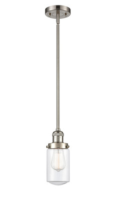 Innovations - 201S-SN-G312-LED - LED Mini Pendant - Franklin Restoration - Brushed Satin Nickel