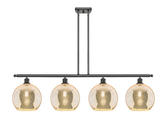 Innovations - 516-4I-OB-G128-10 - Four Light Island Pendant - Ballston - Oil Rubbed Bronze