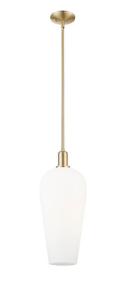 Innovations - 716-1S-CB-G456-8WH - One Light Mini Pendant - Arcadia - Champagne Bronze