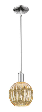 Innovations - 716-1S-PC-G458-7ME - One Light Pendant - Arcadia - Polished Chrome