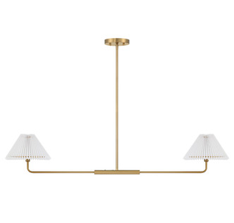 Two Light Linear Chandelier (M100122NB)