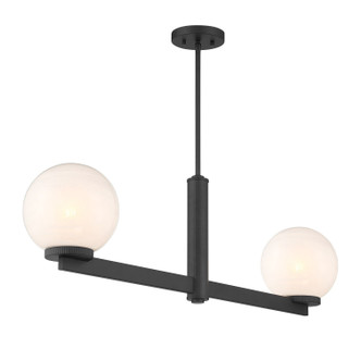 Two Light Linear Chandelier (M100124MBK)